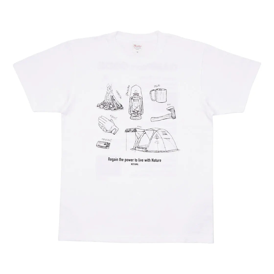 NOYAMA Tシャツ(CAMER CODE 白) NOYAMA